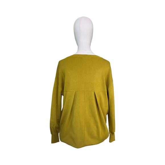 Saturday Sunday by Anthropologie Mustard Tunic Sweater Mini Dress Size Women's S - Picture 9 of 11